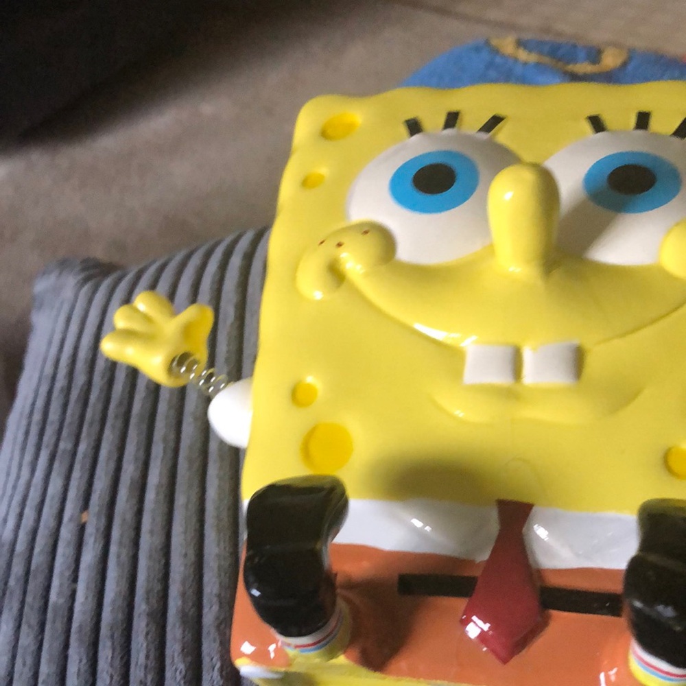 Yellow and Black Display Shelf Wall Decor